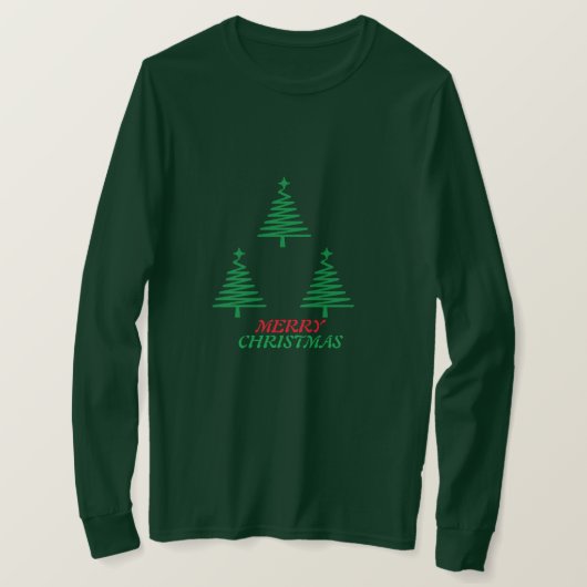 Vrolijk kerstfeest t-shirt (Design voorkant)