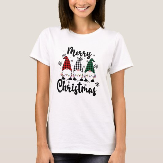 Vrolijk kerstfeest t-shirt (Voorkant)