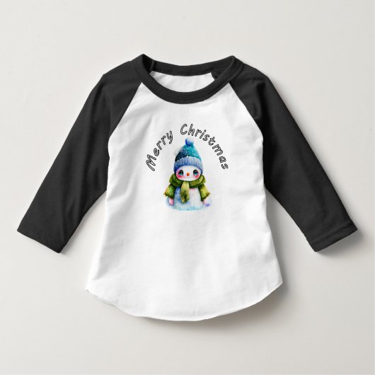 Vrolijk kerstfeest t-shirt (Voorkant)