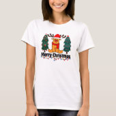 Vrolijk kerstfeest t-shirt (Voorkant)