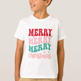 Vrolijk kerstfeest t-shirt