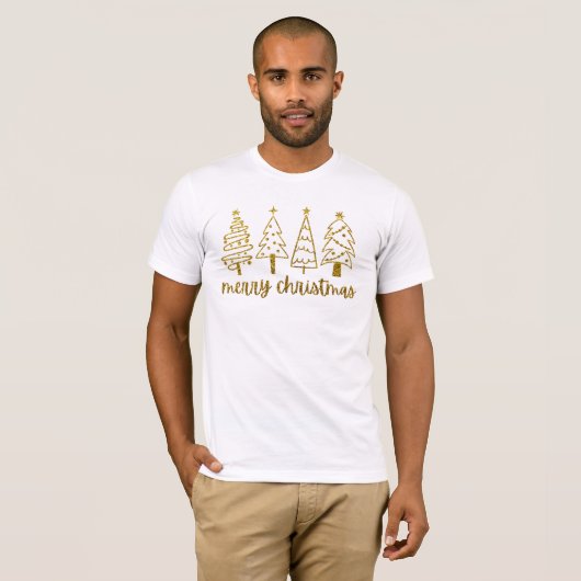 Vrolijk kerstfeest t-shirt (Voorkant volledig)