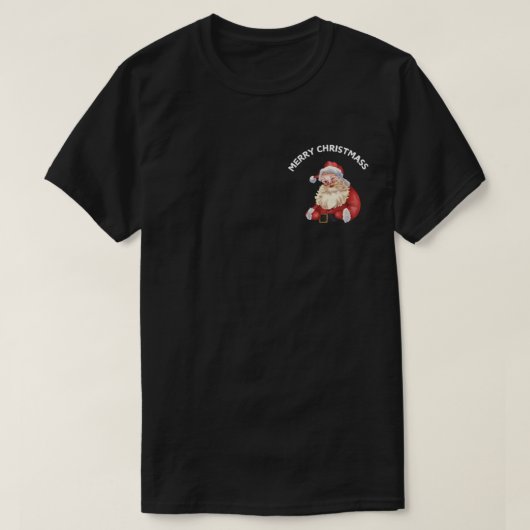 Vrolijk kerstfeest t-shirt (Design voorkant)