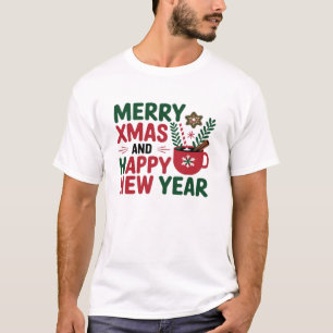 Vrolijk kerstfeest t-shirt