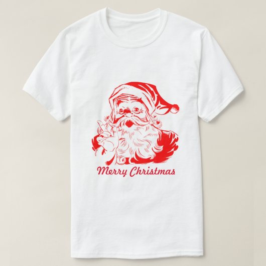 vrolijk kerstfeest T - SHIRT (Design voorkant)