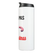 Vrolijk kerstfeest thermosbeker (Geroteerd rechts)