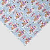 Vrolijk kerstfeest tissuepapier (Detail)