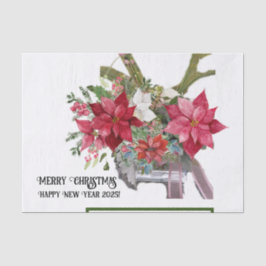 Vrolijk kerstfeest! tissuepapier