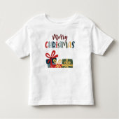 Vrolijk kerstfeest Toddler T-shirt (Voorkant)
