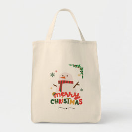 Vrolijk kerstfeest tote bag