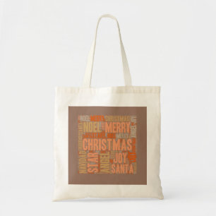Vrolijk kerstfeest tote bag