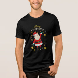Vrolijk kerstfeest Tri-Blend shirt