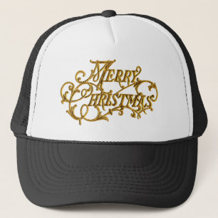 Vrolijk kerstfeest trucker pet