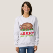 Vrolijk kerstfeest Turkije Oogzalig Sweatshirt (Voorkant volledig)