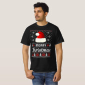 vrolijk kerstfeest Ugly KerstSweater T-shirt (Voorkant volledig)