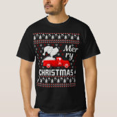 vrolijk kerstfeest Ugly KerstSweater T-shirt (Voorkant)
