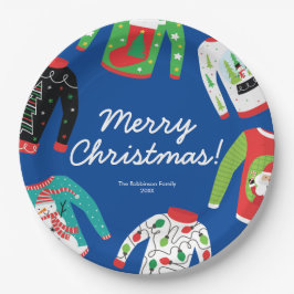 Vrolijk kerstfeest, Ugly Sweater Party Paper Bord