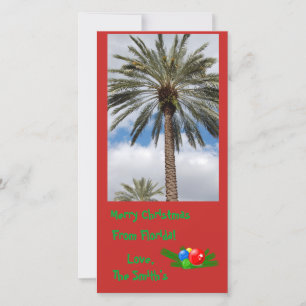 Vrolijk kerstfeest uit Florida kaart