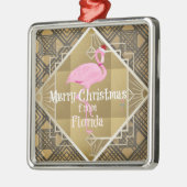 Vrolijk kerstfeest uit Florida Metalen Ornament (Links)