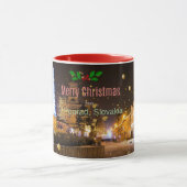 Vrolijk kerstfeest uit Poprad, Slowakije Mok (Midden)