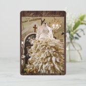 Vrolijk kerstfeest uit Saint-Augustinus Florida Feestdagenkaart (Staand voorkant)