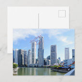 Vrolijk kerstfeest uit Singapore Briefkaart (Voorkant / Achterkant)