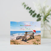 Vrolijk kerstfeest uit Tampa, Florida Briefkaart (Staand voorkant)