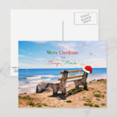 Vrolijk kerstfeest uit Tampa, Florida Briefkaart (Voorkant / Achterkant)