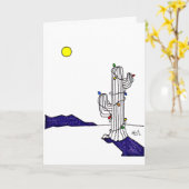 Vrolijk kerstfeest uit Texas Kaart (Gele Bloem)