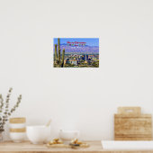 Vrolijk kerstfeest uit Tucson, Arizona, Poster (Keuken)