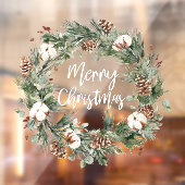 Vrolijk kerstfeest | Vakantievenster Raamsticker (Vel 2)