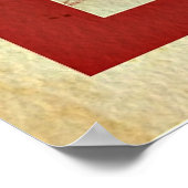 Vrolijk kerstfeest,  vakantieviering poster (Hoek)