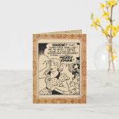 Vrolijk kerstfeest van Betty Brown Kaart (Gele Bloem)