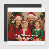 Vrolijk kerstfeest van de foto (Voorkant / Achterkant)