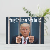 Vrolijk kerstfeest van de IRS Kaart (Staand voorkant)