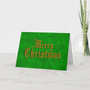 Vrolijk kerstfeest van de Kaart van de familie