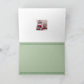 Vrolijk kerstfeest van de kat feestdagen kaart (Binnen)