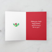 Vrolijk kerstfeest van Doctor Healthcare Business Feestdagen Kaart (Binnen)