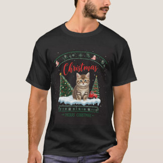 Vrolijk kerstfeest van je harige vriend t-shirt