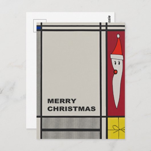 Vrolijk kerstfeest van niet objectief briefkaart (Voorkant / Achterkant)