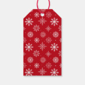 Vrolijk kerstfeest van Santa Claus Red SF Cadeaulabel (Achterkant)