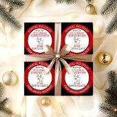 Vrolijk kerstfeest van Sinterklaas Custom Cadeaupapier