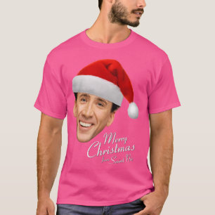 Vrolijk kerstfeest van St Nic-Olas Cage T-shirt
