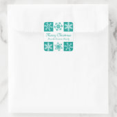 Vrolijk kerstfeest van uw familie cadeau label (Tas)