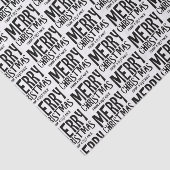 Vrolijk kerstfeest vanaf een afstands-themapapier tissuepapier (Detail)