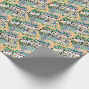 Vrolijk kerstfeest vanuit Colorado  Cadeaupapier