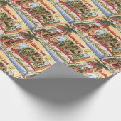 Vrolijk kerstfeest vanuit de begroeting met Flori Cadeaupapier (Hoek)