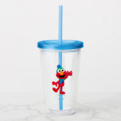 Vrolijk kerstfeest vanuit Elmo Acryl Drinkbeker (Voorkant)