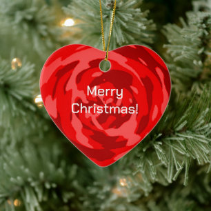 Vrolijk kerstfeest vanuit het hart Ornament