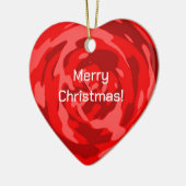 Vrolijk kerstfeest vanuit het hart Ornament (Links)